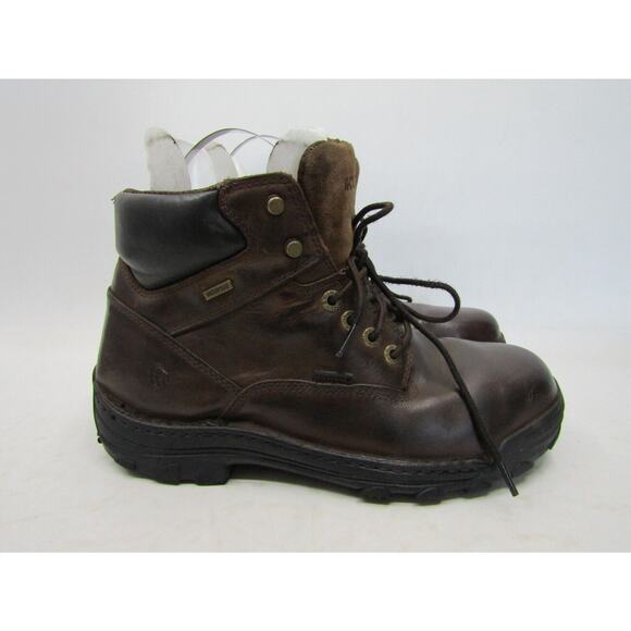 Wolverine Mens Sz 10.5 M Brown Leather Steel Toe Casual Comfort Ankle Work Boots main image 8